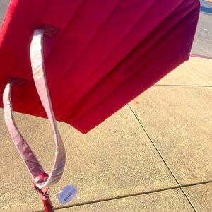 🌟 final sale: Red holiday velvet tote